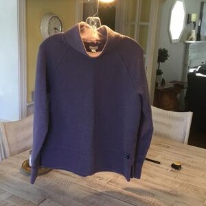 L.L. Bean Women's Purple Turtleneck Top